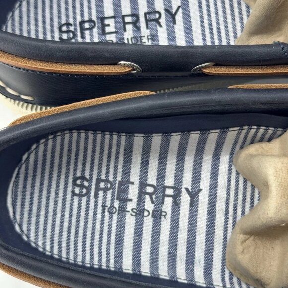 Men's Sperry Boat shoes size 10.5 Navy 2 eye - Picture 7 of 8